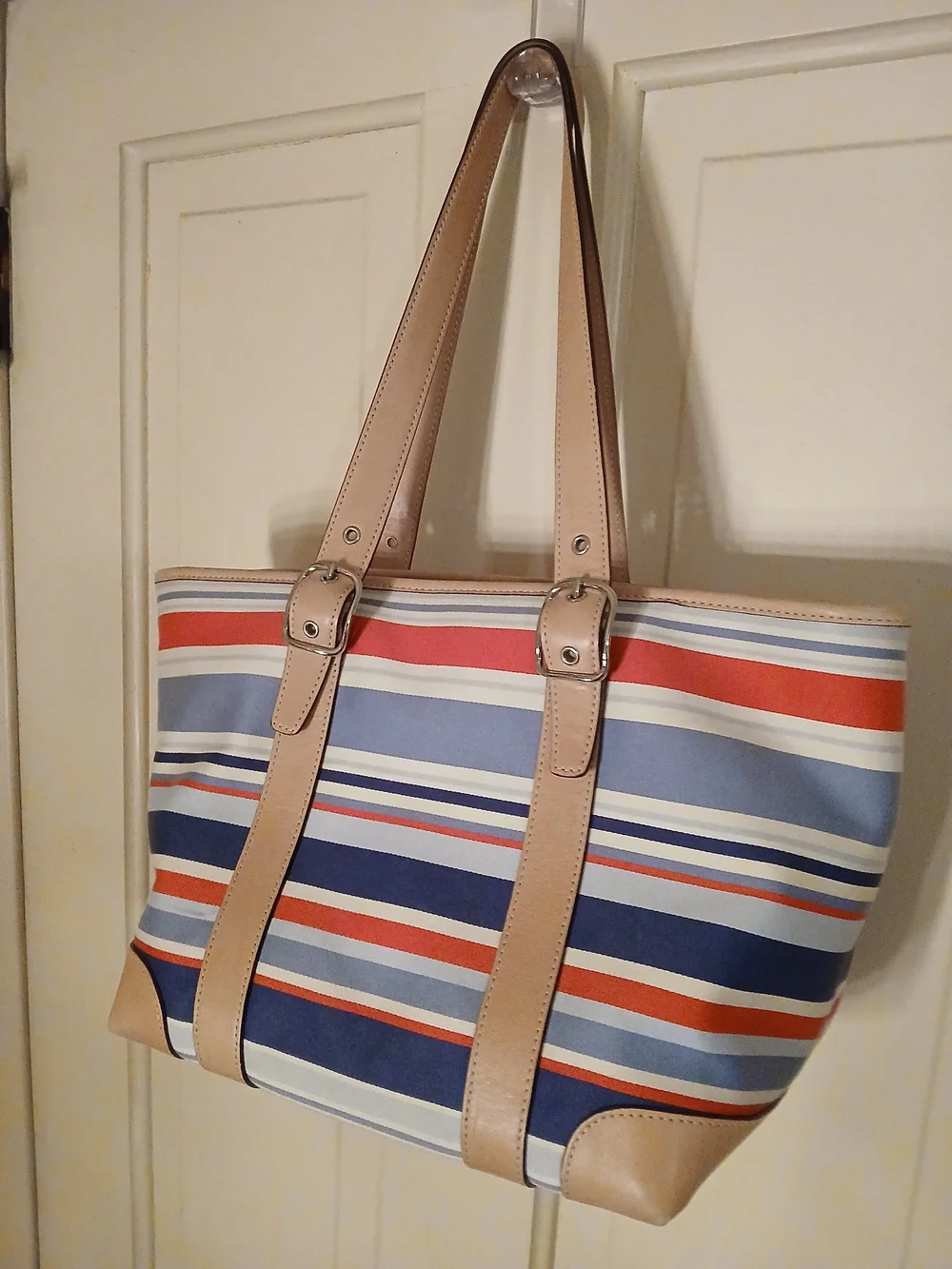 Coach Hampton Striped Purse